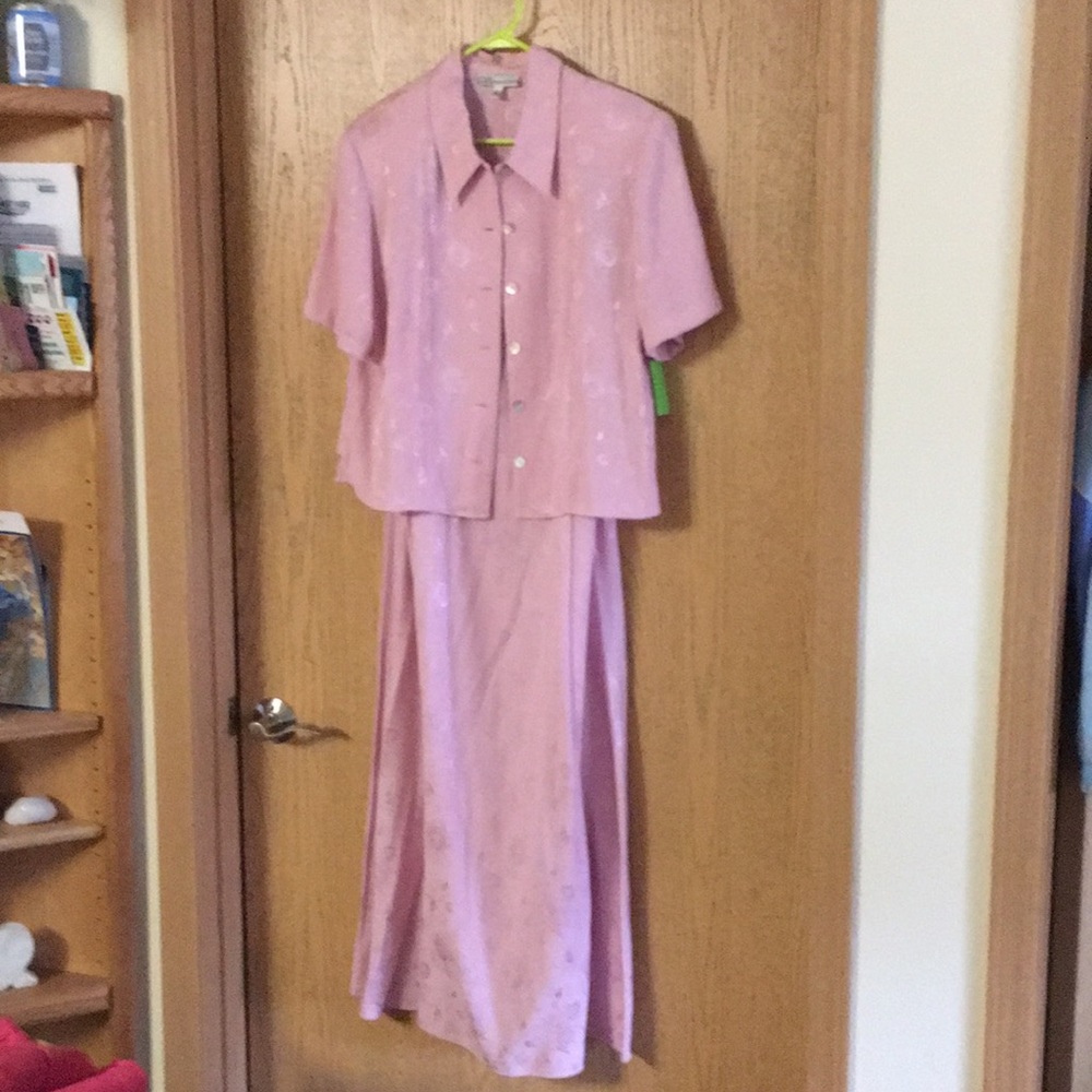 2 Pc. Dressbarn Mauve Dress